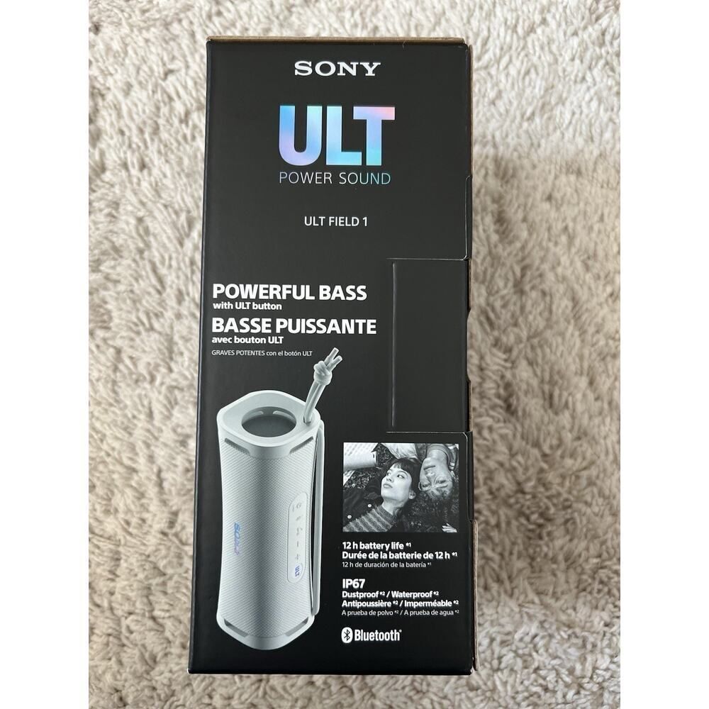 Sony ULT Field 1 Wireless Bluetooth Speaker SRS-ULT10/WC Off White Brand New